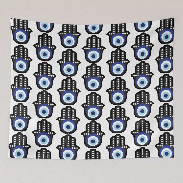 Item preview, Hamsa Hand Fatima Evil Eye designed and sold by Rustic Valley Studio.