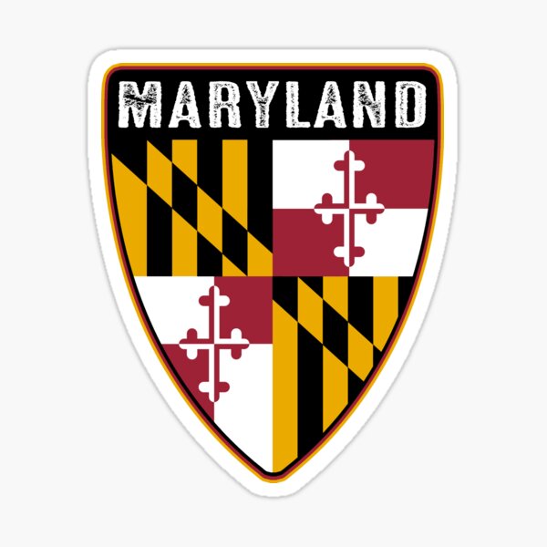 Maryland Flag Shield Gifts & Merchandise for Sale