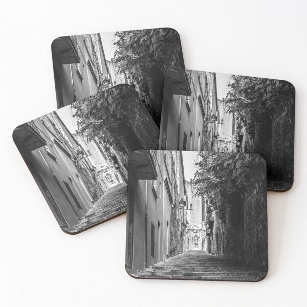 Item preview, stairs and alley in Girona, Spain designed and sold by am-mantilla2156.
