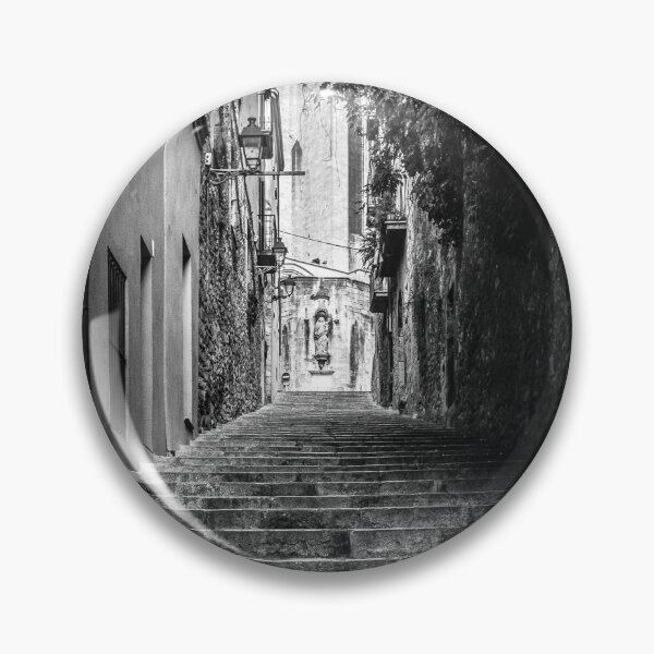 Item preview, stairs and alley in Girona, Spain designed and sold by am-mantilla2156.