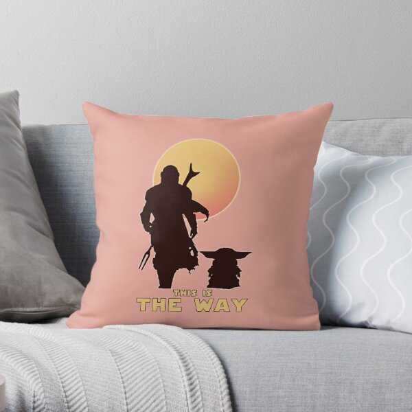 Northwest Star Wars: The Mandalorian Pillow, 18 x 18, This is The Way