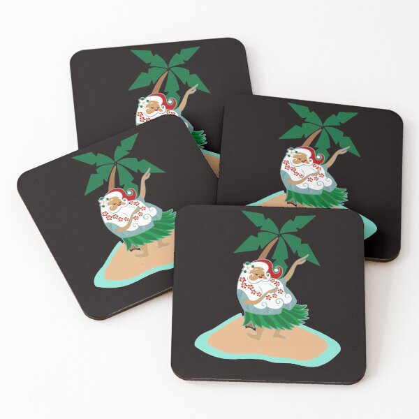 Item preview, Hawaiian Hula Dance Dancing Christmas Santa Claus Funny Gift designed and sold by pcreations.
