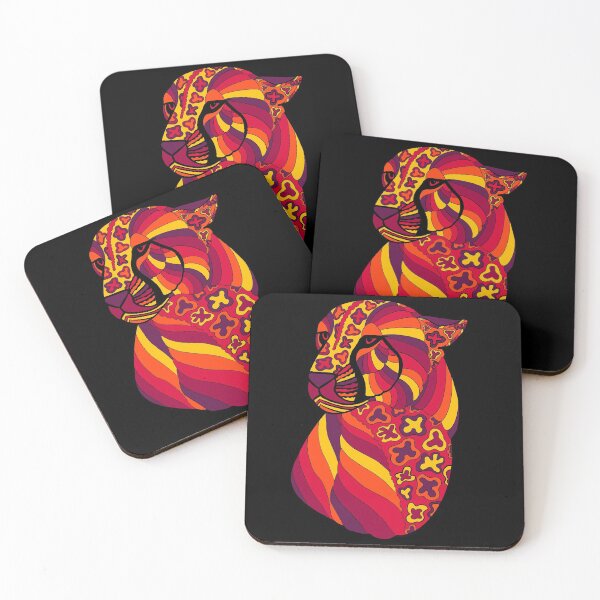 Item preview, Red Cheetah Doodle  designed and sold by Erin Vargo.