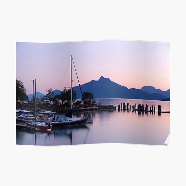 "Britannia Beach Howe Sound Squamish British Columbia" Poster by