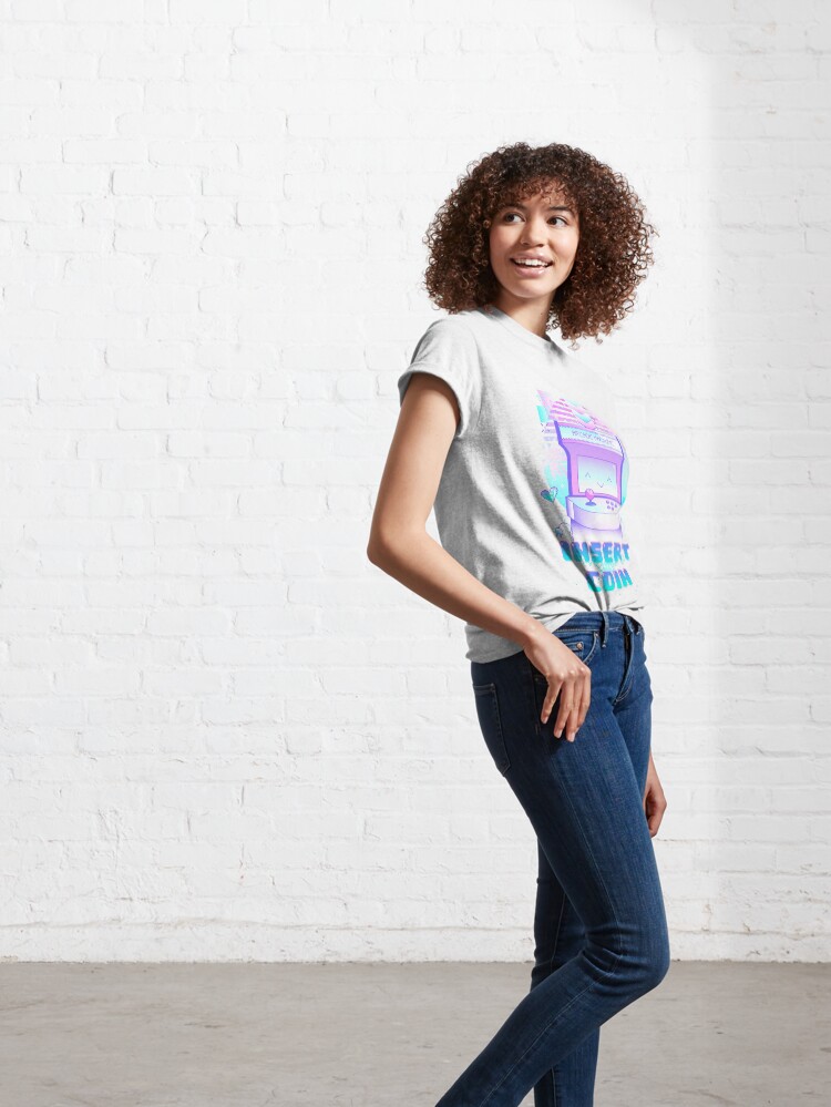 Alternate view of Vaporwave Insert Coin Classic T-Shirt