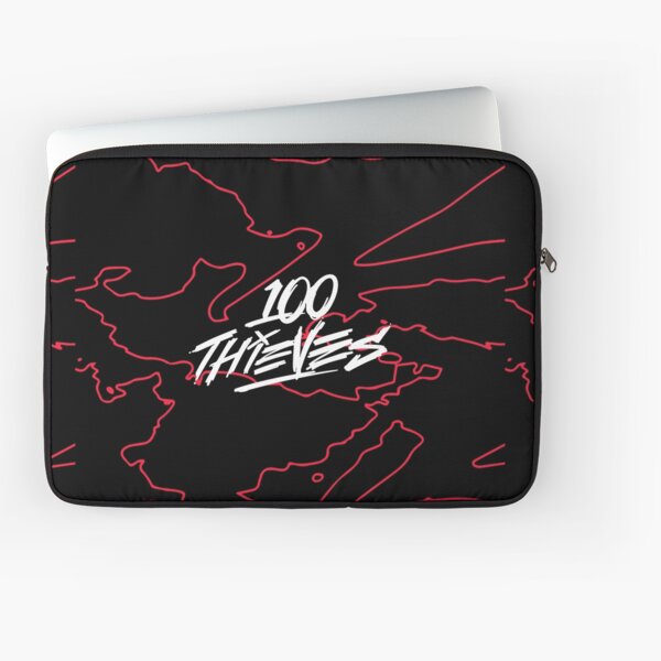100 Thieves - Geography Laptop Sleeve