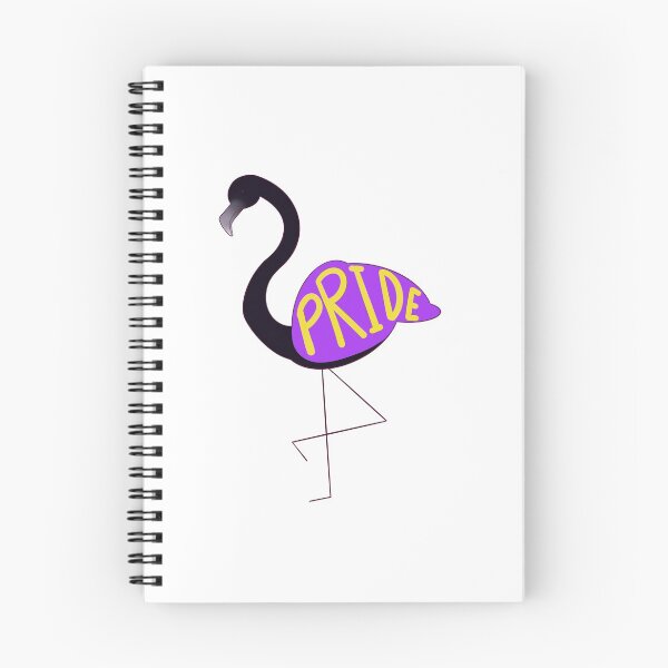Aperçu de l'œuvre Flamingo fierté non binaire créée et vendue par EunByeol.