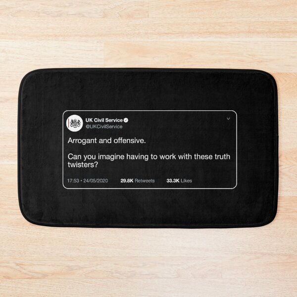 Item preview, Arrogant and Offensive Tweet designed and sold by Civil-Woke.