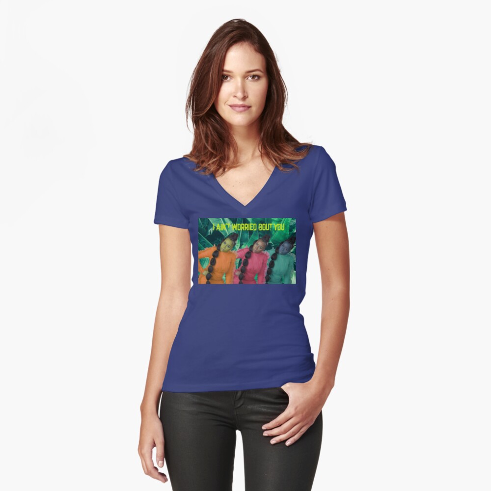 Item preview, Fitted V-Neck T-Shirt designed and sold by rouxMele.