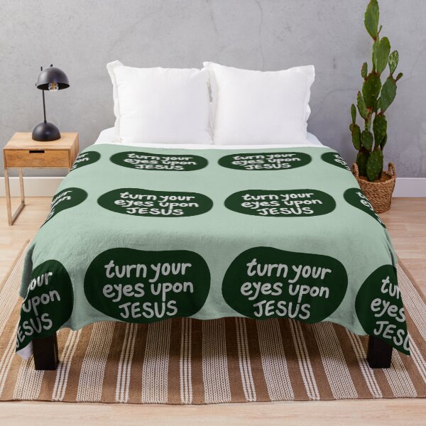 Item preview, Turn your eyes upon Jesus, Lauren Daigle - Forest Green, Light Grey designed and sold by smileyfriend.