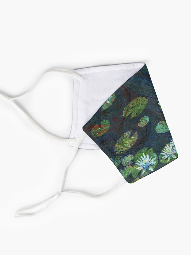 Alternate view of Dragonfly Garden Mask