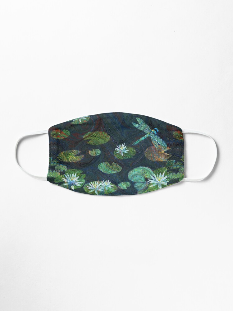 Alternate view of Dragonfly Garden Mask