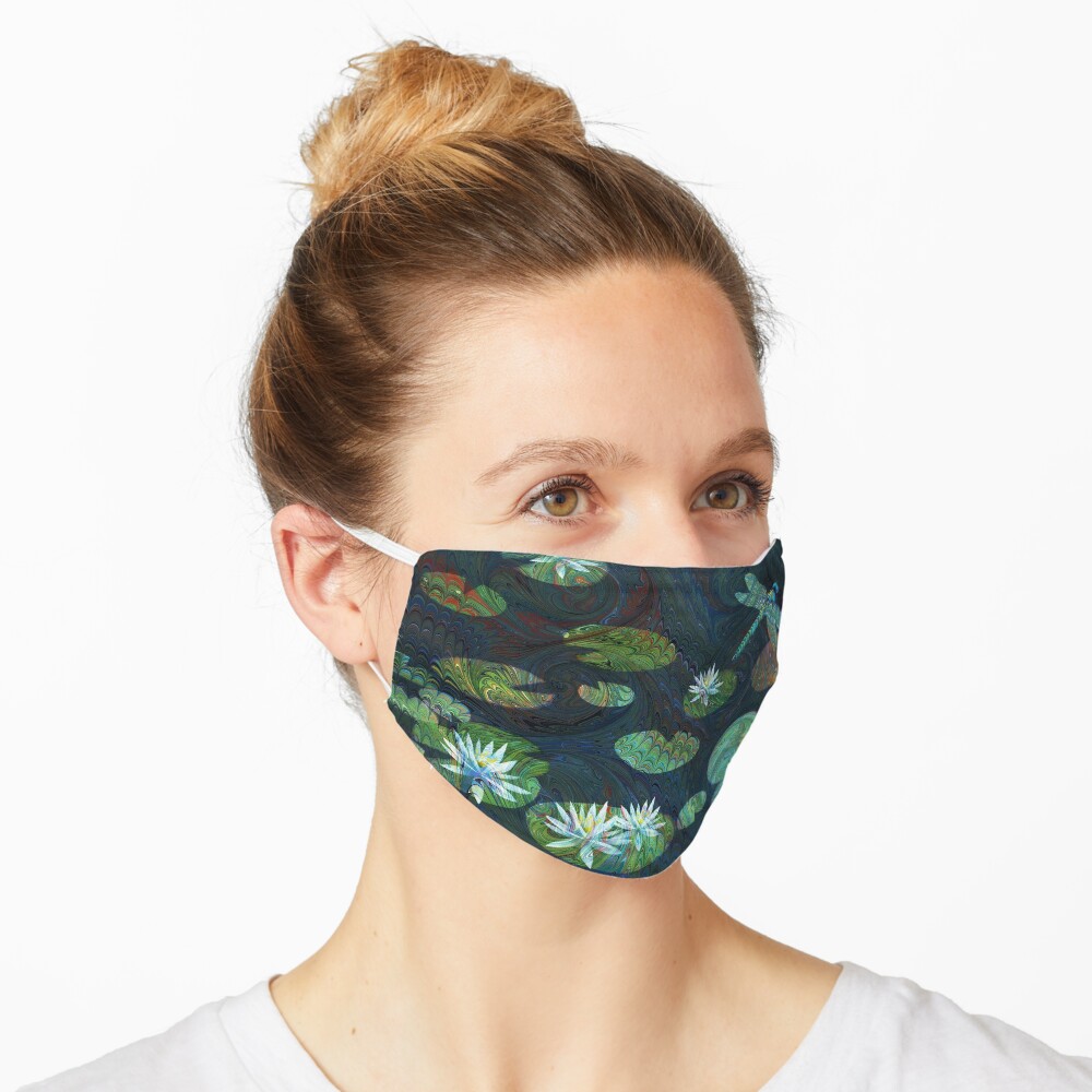 Dragonfly Garden Mask