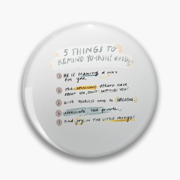 Item preview, Things to Tell Yourself Daily | Christian Inspirational Faith | Illustration Calligraphy designed and sold by seaniemendoza.