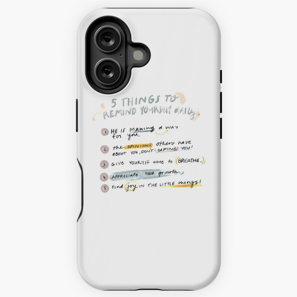 Item preview, Things to Tell Yourself Daily | Christian Inspirational Faith | Illustration Calligraphy designed and sold by seaniemendoza.
