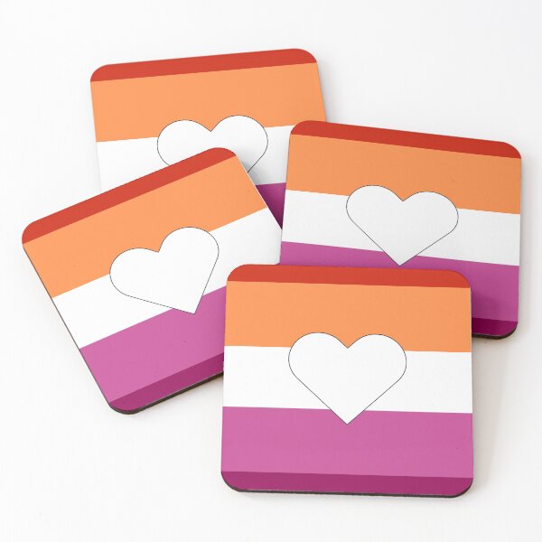 Item preview, Lesbian Flag Heart designed and sold by sammi-ts.