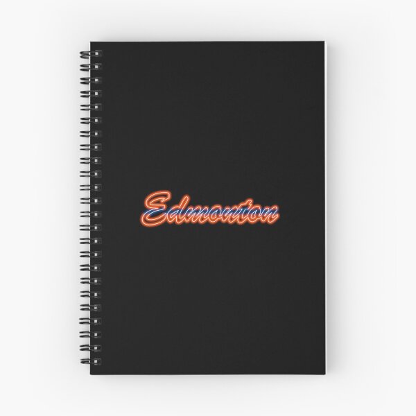 Item preview, Hockey Fan of Edmonton Orange and Blue in Neon designed and sold by gkillerb.