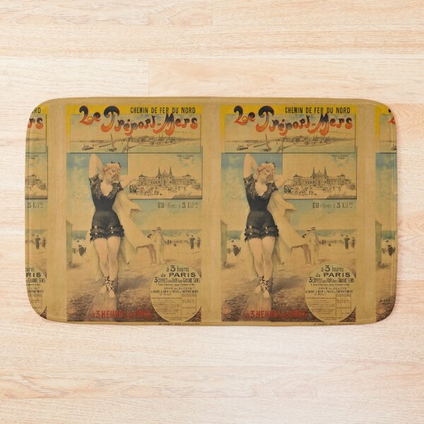 Item preview, NORD Le Treport Mers vintage travel poster designed and sold by stickart-marek.