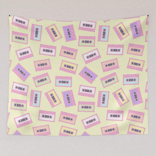 Item preview, Cassette tape pastel cute colorful background designed and sold by TheSimpleMan.