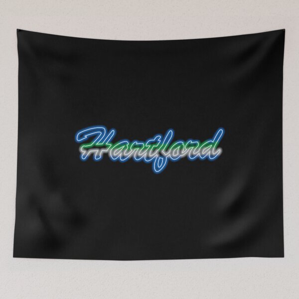Item preview, Hockey Fan of Hartford Retro Blue Silver and Green in Neon designed and sold by gkillerb.