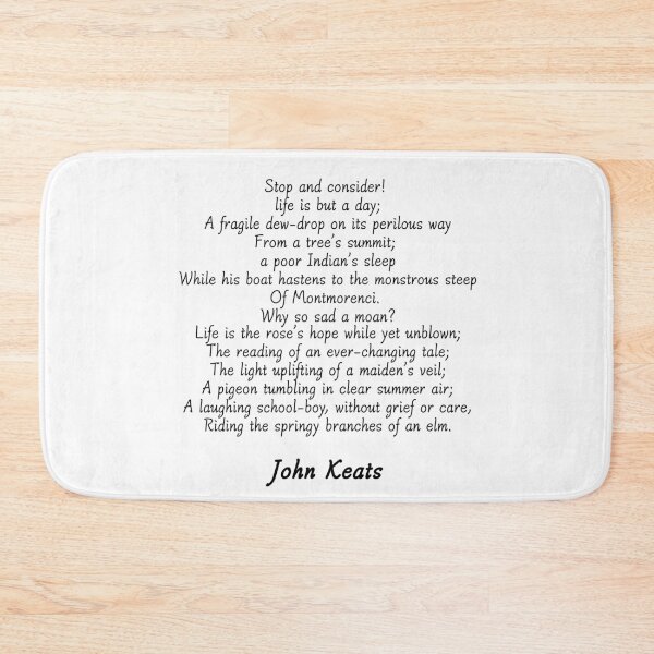 Item preview, John Keats ~ Sleep and Poetry  designed and sold by Krystal  Thomas.