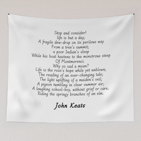 Item preview, John Keats ~ Sleep and Poetry  designed and sold by Krystal  Thomas.