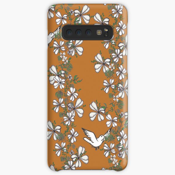 Bird Vine (Orange) Samsung Galaxy Snap Case