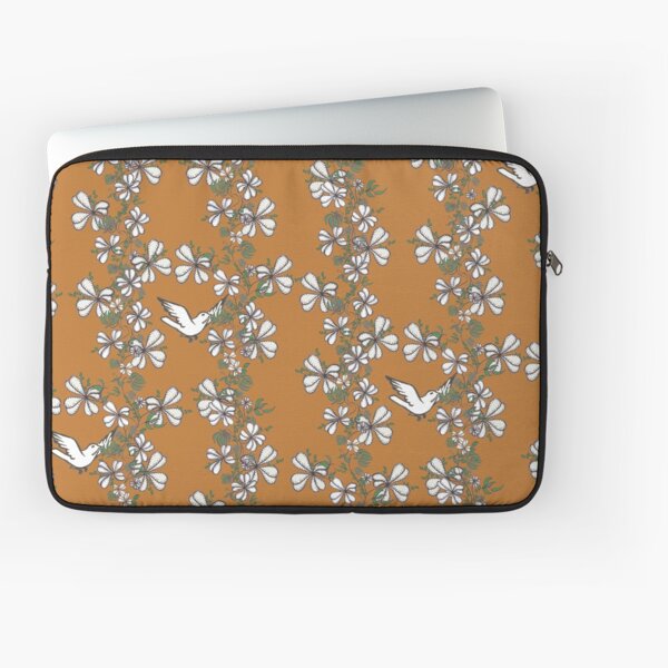 Bird Vine (Orange) Laptop Sleeve
