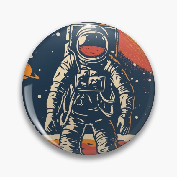 Item preview, Modern Space Astronaut Mars Cartoon designed and sold by OlympusMons.