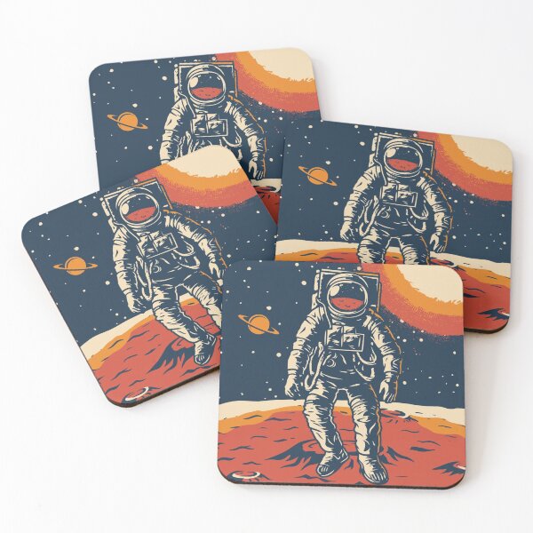 Item preview, Modern Space Astronaut Mars Cartoon designed and sold by OlympusMons.