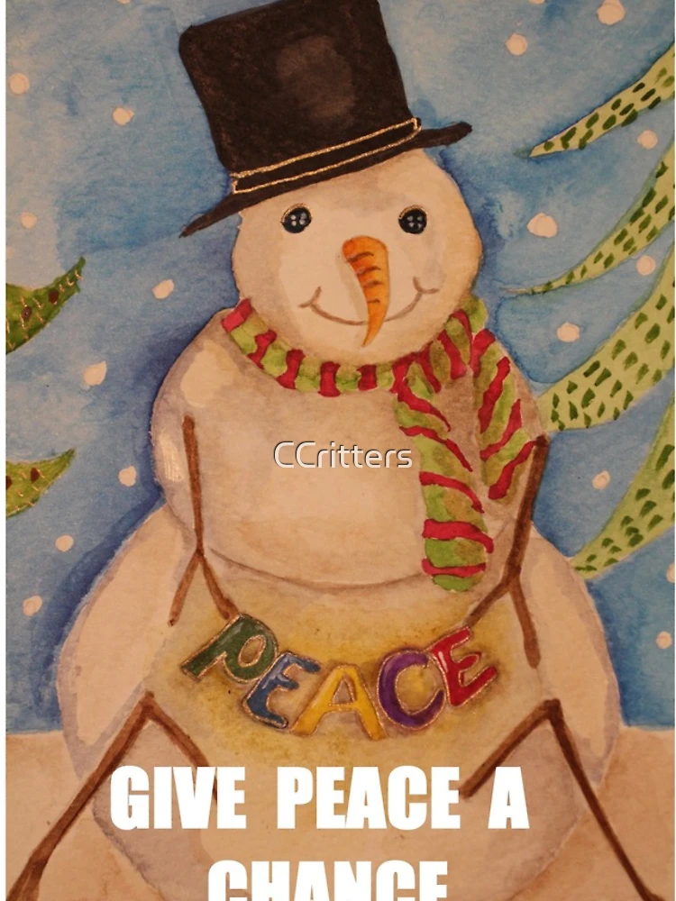 Thumbnail 4 of 4, iPhone Case, PEACE SNOW MAN designed and sold by CCritters.