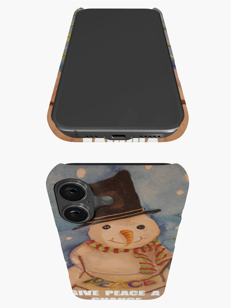 Thumbnail 3 of 4, iPhone Case, PEACE SNOW MAN designed and sold by CCritters.