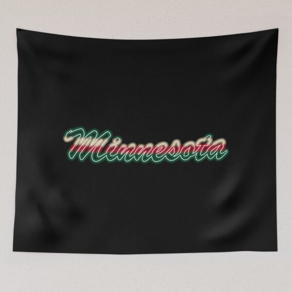 Item preview, Hockey Fan of Minnesota Green Red and Wheat in Neon designed and sold by gkillerb.