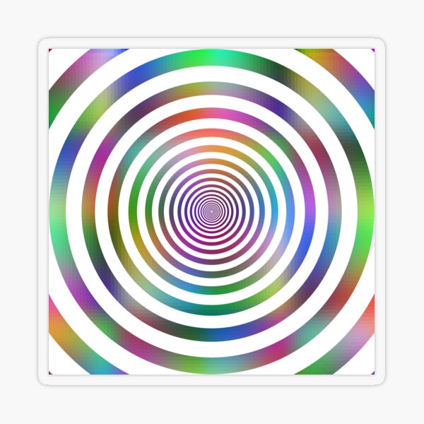 Colored Circles Transparent Sticker