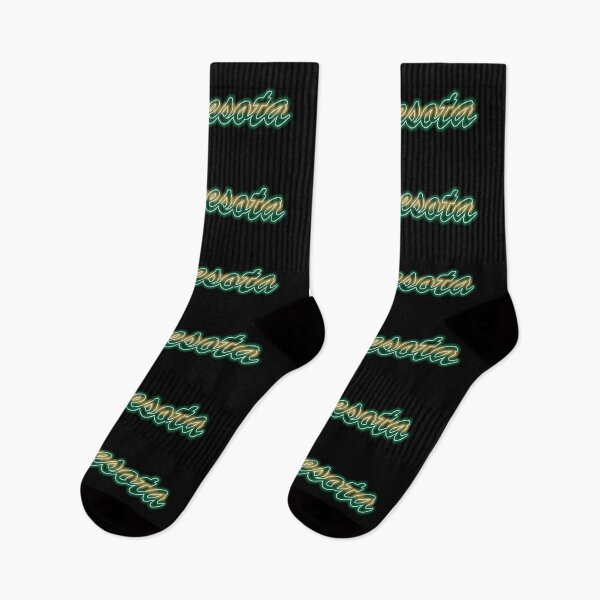 Item preview, Hockey Fan of Minnesota Retro Green and Gold in Neon designed and sold by gkillerb.