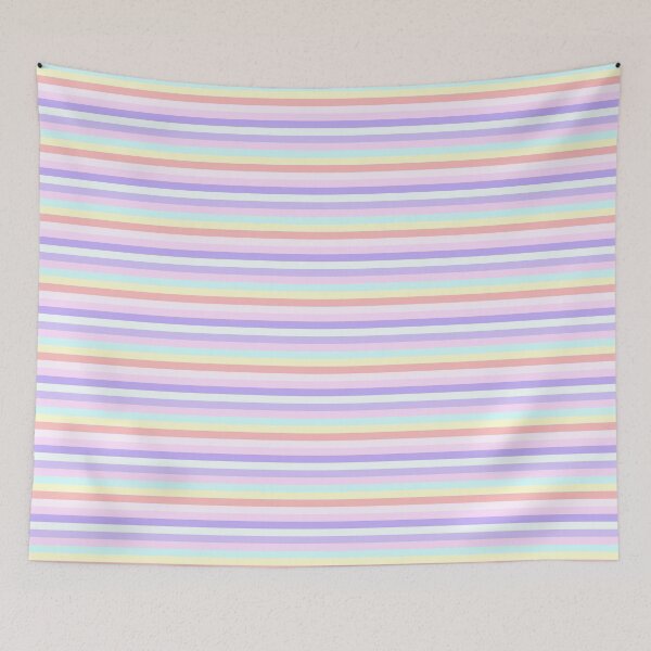 Item preview, cute pastel rainbow colorful stripes designed and sold by TheSimpleMan.