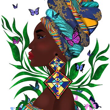 Aperçu de l'œuvre Art de la femme africaine. Mode nigériane. Décoration intérieure. de bambino12345678