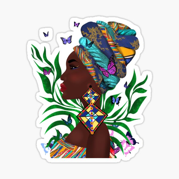 Aperçu de l'œuvre   Art de la femme africaine. Mode nigériane. Décoration intérieure. créée et vendue par bambino12345678.