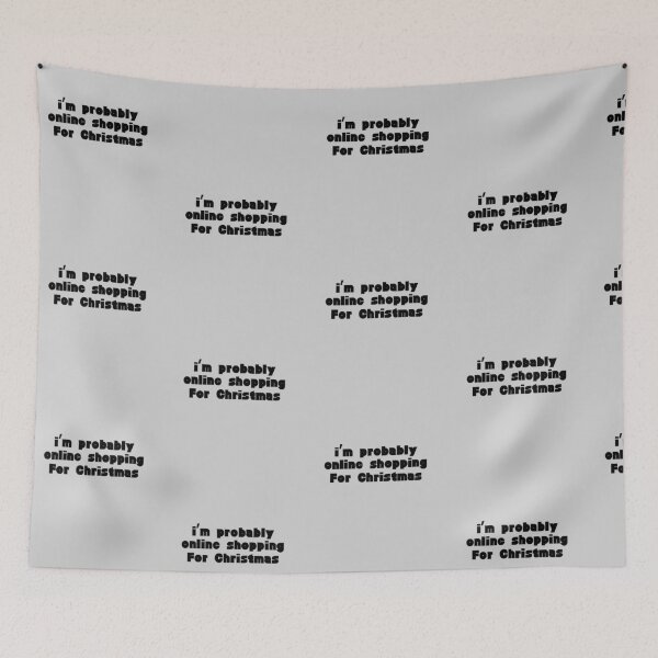 Item preview, I'm Shopping Online For Christmas  Graphic designs Cute Gift Ideas  designed and sold by Akmloza.