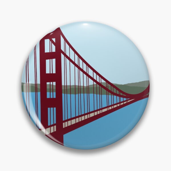 Item preview, golden gate bridge circle designed and sold by efsiebers.