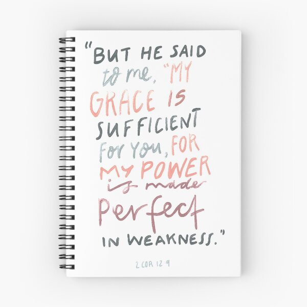 Item preview, 2 Corinthians 12:9 | Bible Verses | Christian Inspirational Faith | Illustration Calligraphy designed and sold by seaniemendoza.