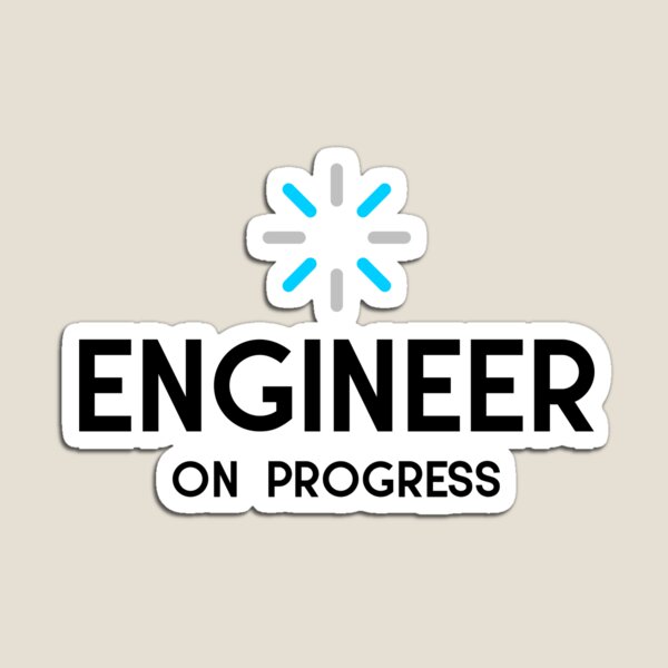Item preview, Engineer On Progress 2020 Profession Merch designed and sold by EngineeringTees.