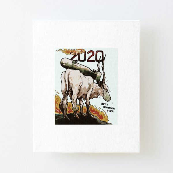2020 Canvas Mounted Print