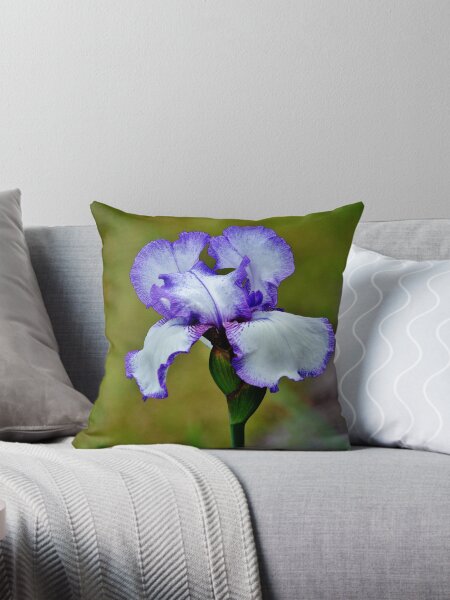 Item preview, Blue And White Iris  designed and sold by Cynthia48.
