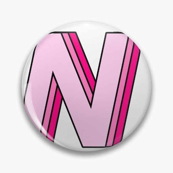 Item preview, pink N designed and sold by Amanda Kirkpatrick.
