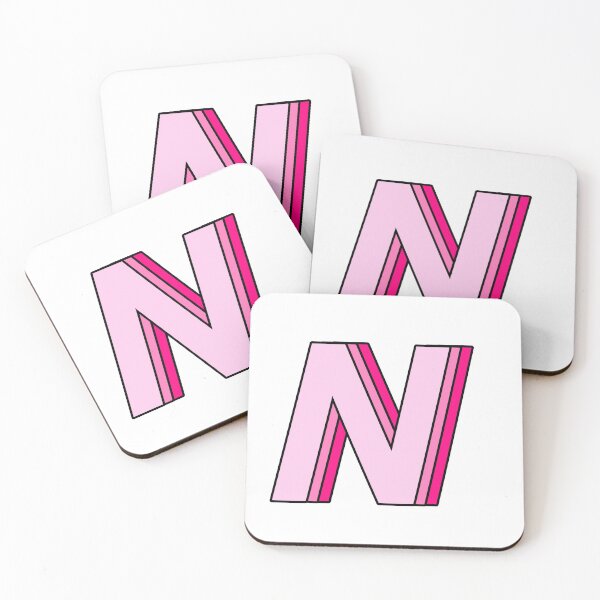 Item preview, pink N designed and sold by Amanda Kirkpatrick.
