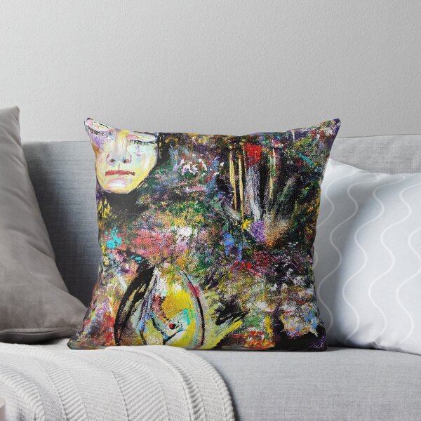 Item preview, pintura abstracta romántica basada en Ofelia de Hamlet designed and sold by openeyeddreams.