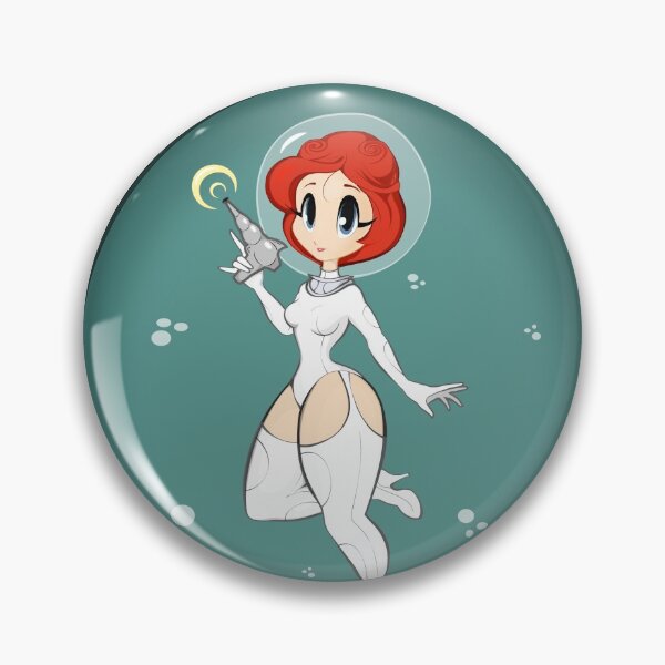 Item preview, Space Case Retro Raygun Girl Pinup designed and sold by conscript.