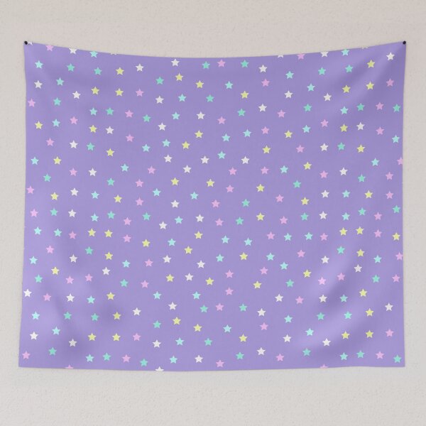 Item preview, Polka stars cute purple pastel background designed and sold by TheSimpleMan.