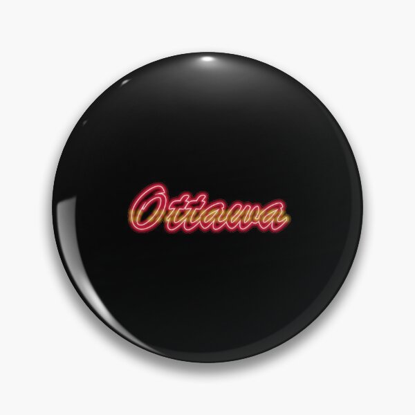 Item preview, Hockey Fan of Ottawa Red and Gold in Neon designed and sold by gkillerb.